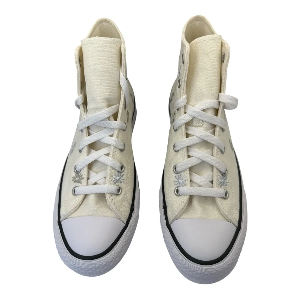 Converse Kids' Girl Chuck Taylor All Star Eva Lift High Top Embroidery Sneaker 6